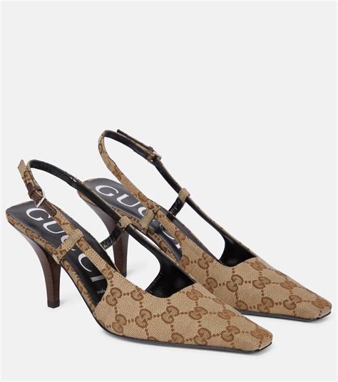 beige gucci heels